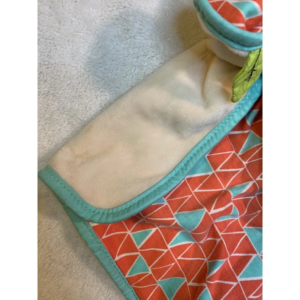 B Cuddly‎ Bunny Rabbit Lovey Security Blanket BABY toy Soother Plush Crinkle EUC